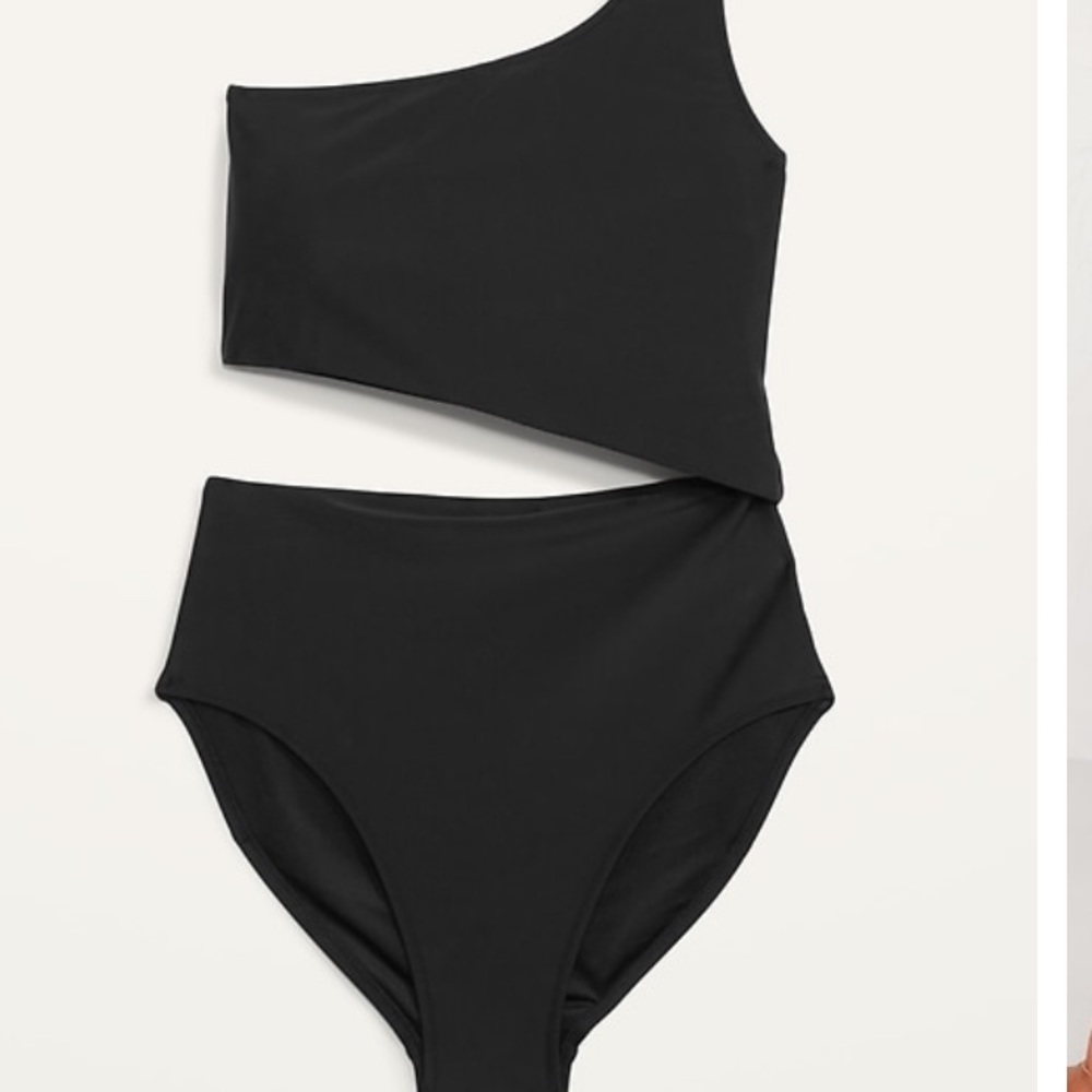 One-Shoulder Side-Cutout One-Piece Swimsuit - Picture 2 of 7